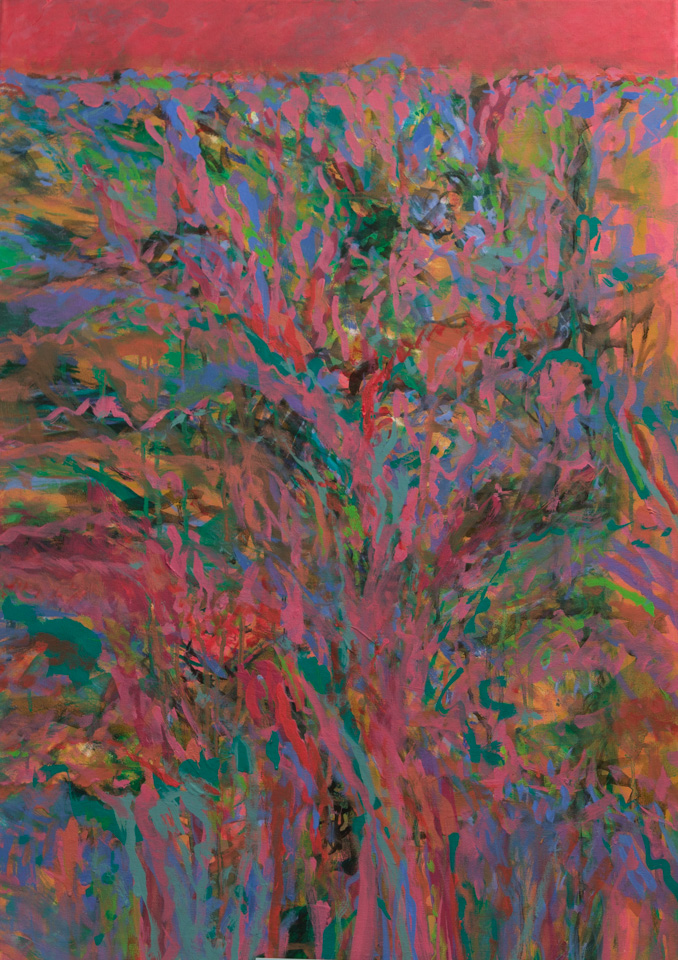 Yavapai 10 is an original oil on canvas painting measuring 36 � 24 inches, completed in 2017 by American Expressionist Landscape painter Bud Holman.