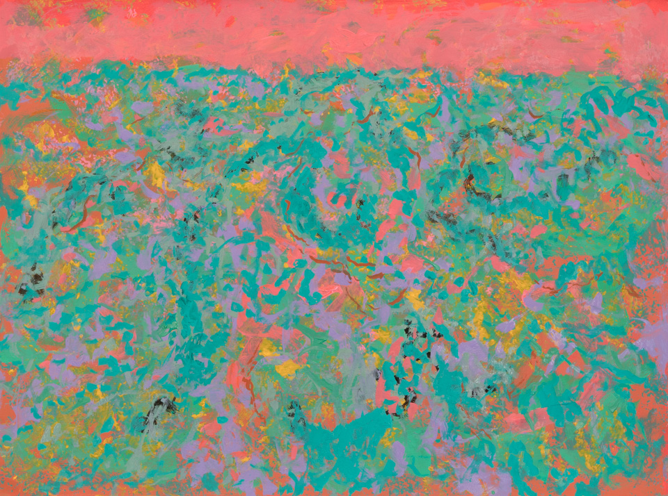 Southern Arizona Landscape #12 is an original oil on rag paper painting measuring 22 � 30 inches, completed in 2012 by American Expressionist Landscape painter Bud Holman.