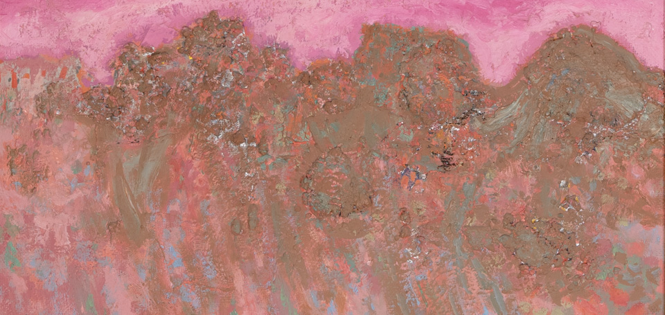 Sagaponak Dunes #9 is an original oil on panel painting measuring 12 � 24 inches, completed in 1963 by American Expressionist Landscape painter Bud Holman.