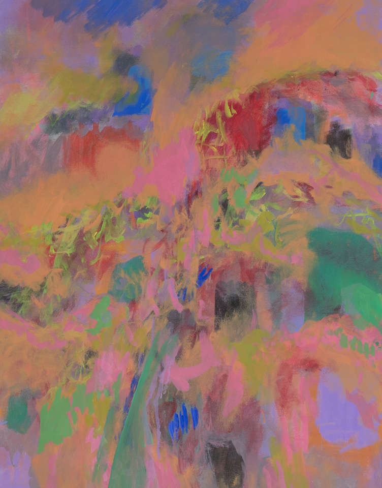 Nogales #239 is an original oil on panel painting measuring 28 � 22 inches, completed in 2017 by American Expressionist Landscape painter Bud Holman.
