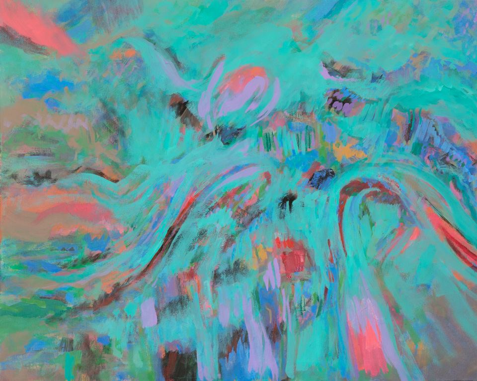 The Gulch, Bisbee #9 is an original oil on canvas painting measuring 24 � 30 inches, completed in 2010 by American Expressionist Landscape painter Bud Holman.