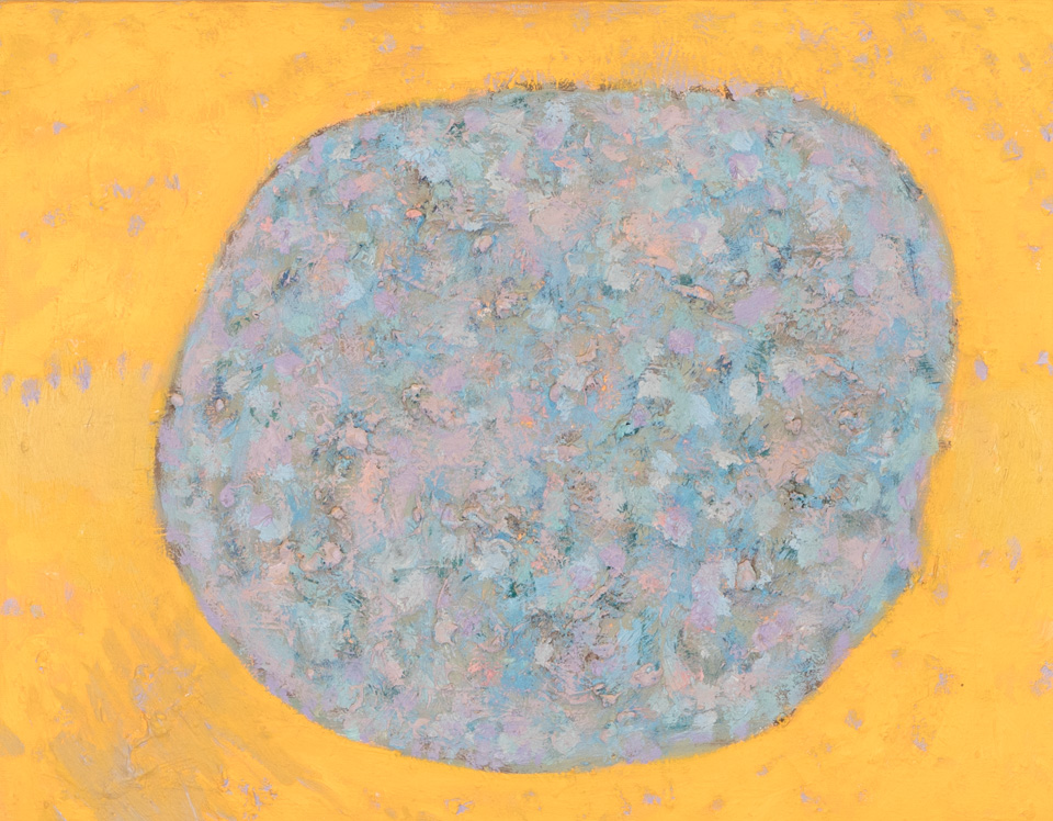 Mud Pie #2 is an original oil on canvas painting measuring 14 × 18 inches, completed in 1977 by American Expressionist Landscape painter Bud Holman.